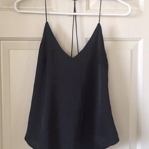 Lulu's Sleek Black Camisole Top